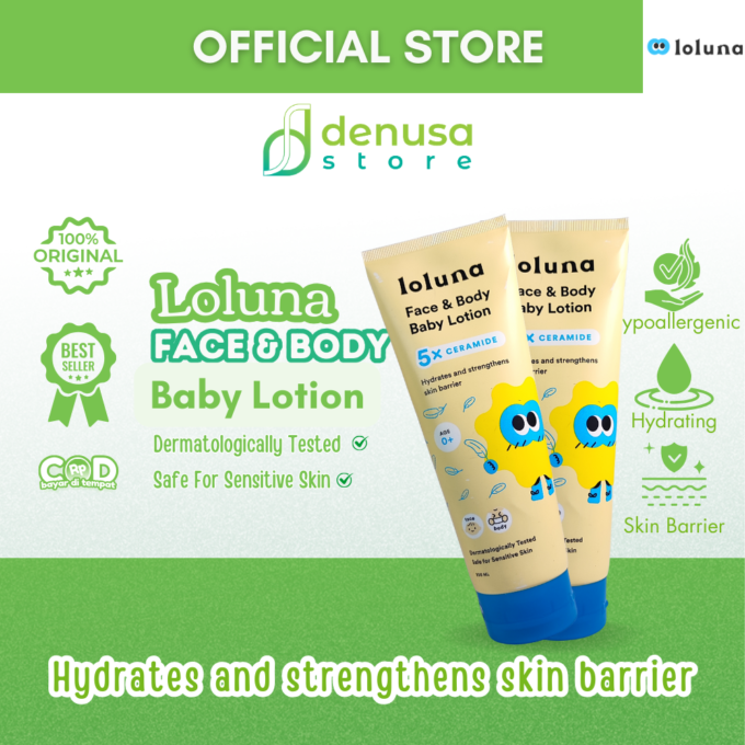 LOLUNA Face & Body Baby Lotion 200ml