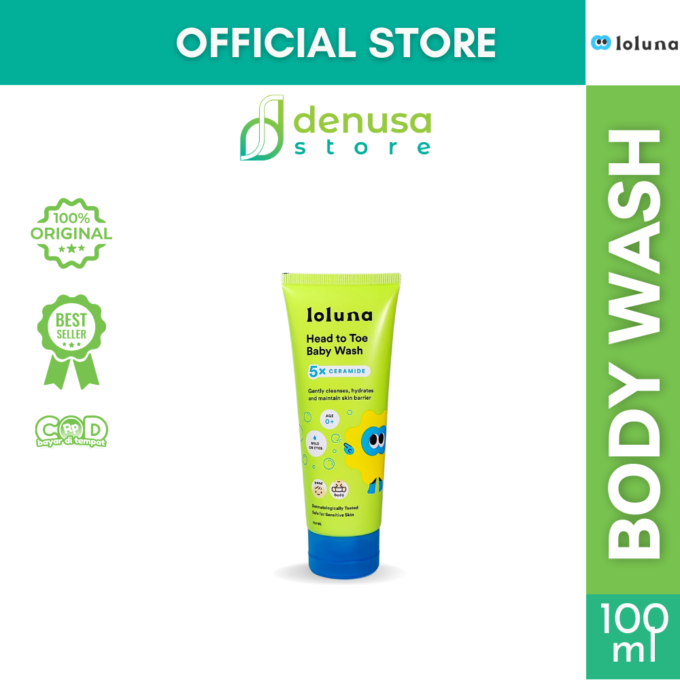 LOLUNA Head to Toe Baby Wash 100ml