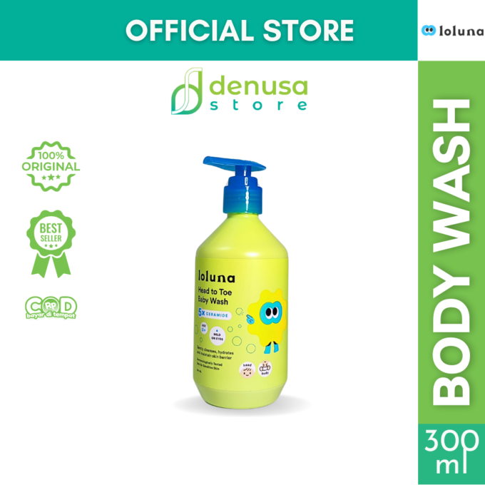 LOLUNA Head to Toe Baby Wash 300ml