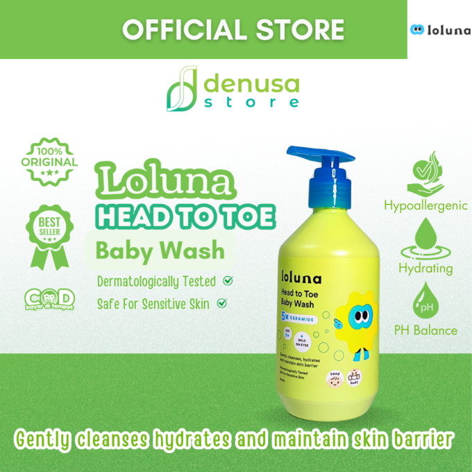 LOLUNA Head to Toe Baby Wash 300ml