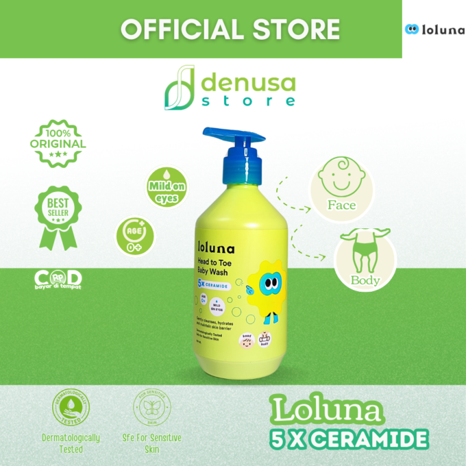 LOLUNA Head to Toe Baby Wash 300ml