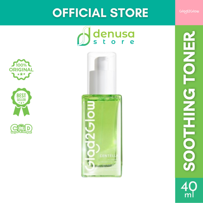 Glad2Glow Centella 2% Ceramide Soothing Toner 40ml