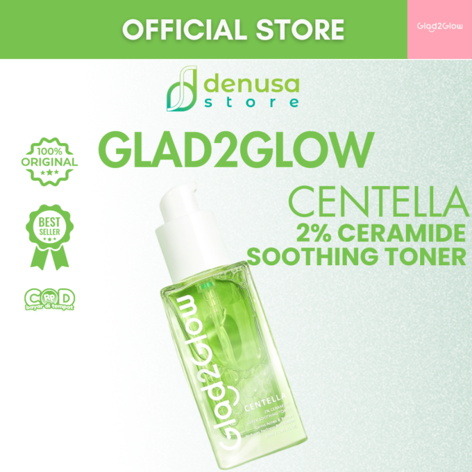 Glad2Glow Centella 2% Ceramide Soothing Toner 40ml