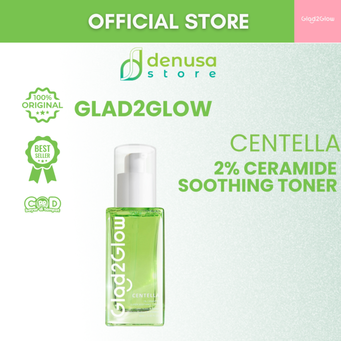 Glad2Glow Centella 2% Ceramide Soothing Toner 40ml