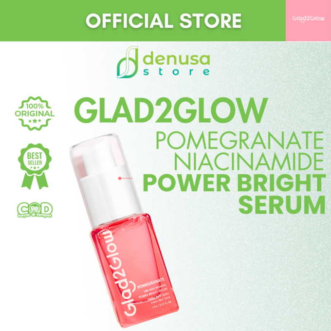 Glad2Glow Pomegranate Niacinamide Power Bright Serum 17ml