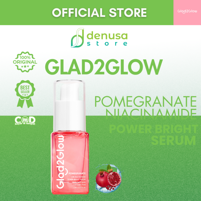 Glad2Glow Pomegranate Niacinamide Power Bright Serum 17ml