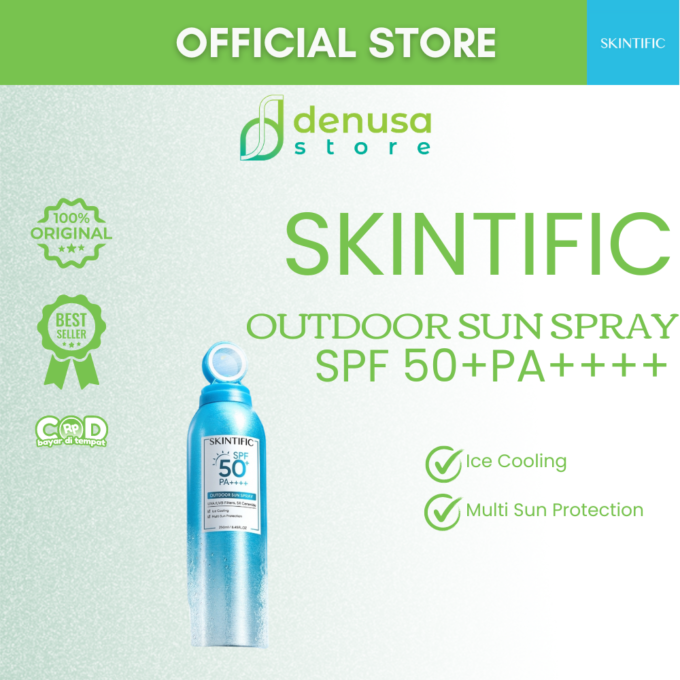 SKINTIFIC SPF 50+ PA++++ Outdoor Sun Spray 250ml