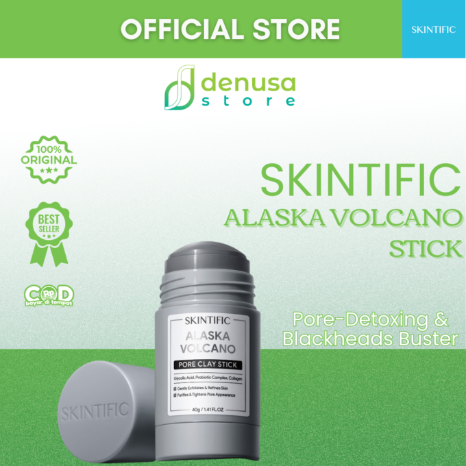 SKINTIFIC Alaska Volcano Pore Clay Stick 40gr