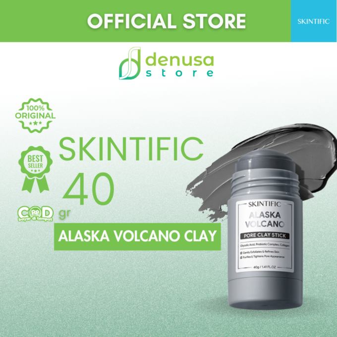 SKINTIFIC Alaska Volcano Pore Clay Stick 40gr