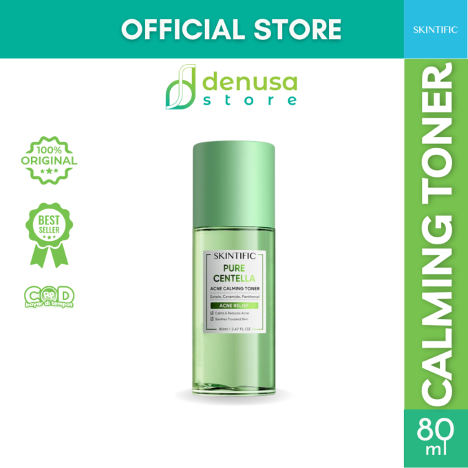 SKINTIFIC Pure Centella Acne Calming Toner 80ml