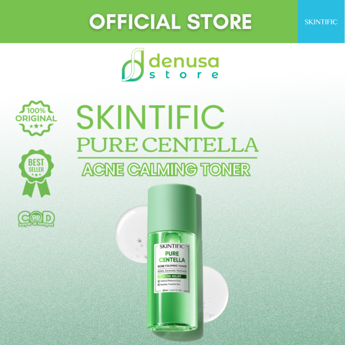 SKINTIFIC Pure Centella Acne Calming Toner 80ml