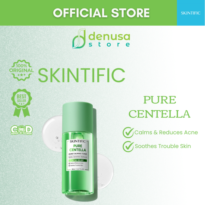 SKINTIFIC Pure Centella Acne Calming Toner 80ml