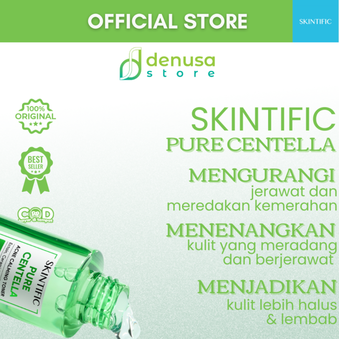 SKINTIFIC Pure Centella Acne Calming Toner 80ml