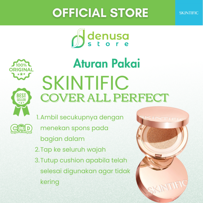 SKINTIFIC Cover All Perfect Cushion 02 Ivory 11gr