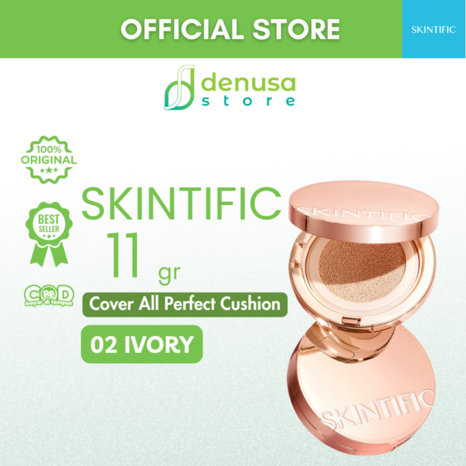 SKINTIFIC Cover All Perfect Cushion 02 Ivory 11gr