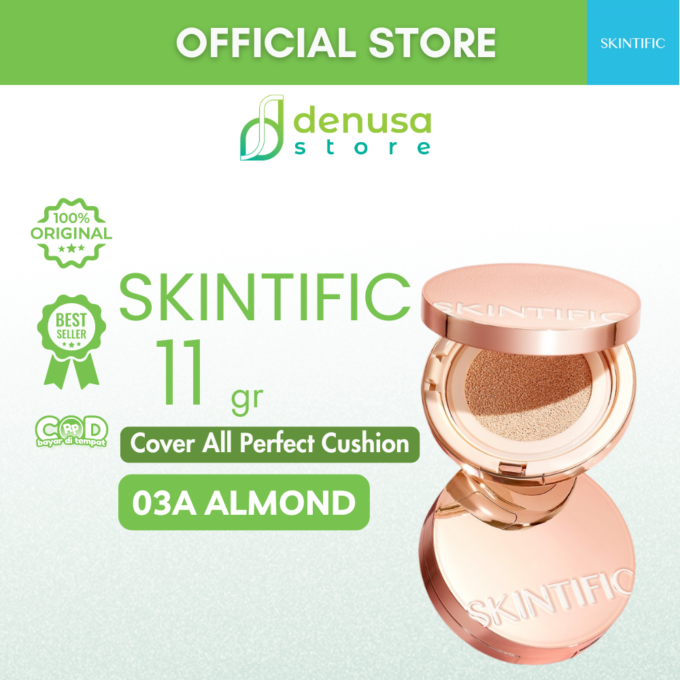 SKINTIFIC Cover All Perfect Cushion 03A Almond 11gr