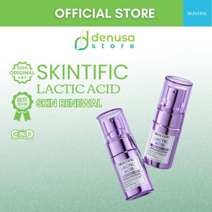 SKINTIFIC Lactic Acid Skin Renewal Exfoliating Serum 20ml