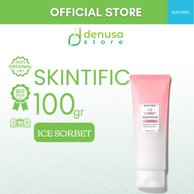 SKINTIFIC Ice Sorbet Makeup Remover Zero Oil Feeling 100gr