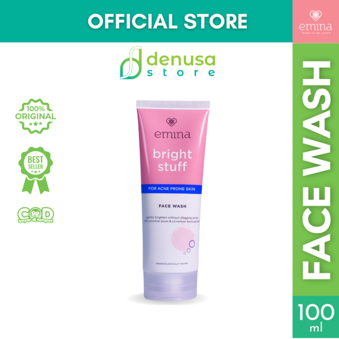 Emina Bright Stuff For Acne Prone Skin Face Wash 100ml