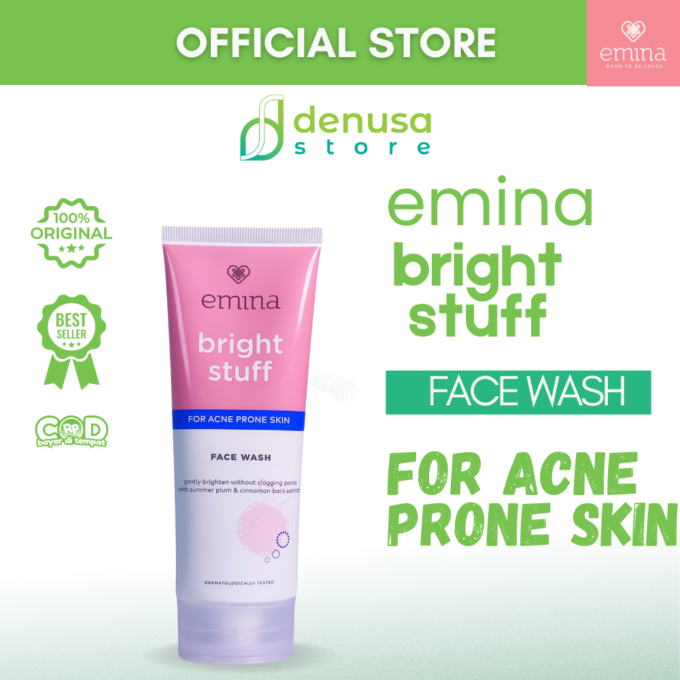 Emina Bright Stuff For Acne Prone Skin Face Wash 100ml