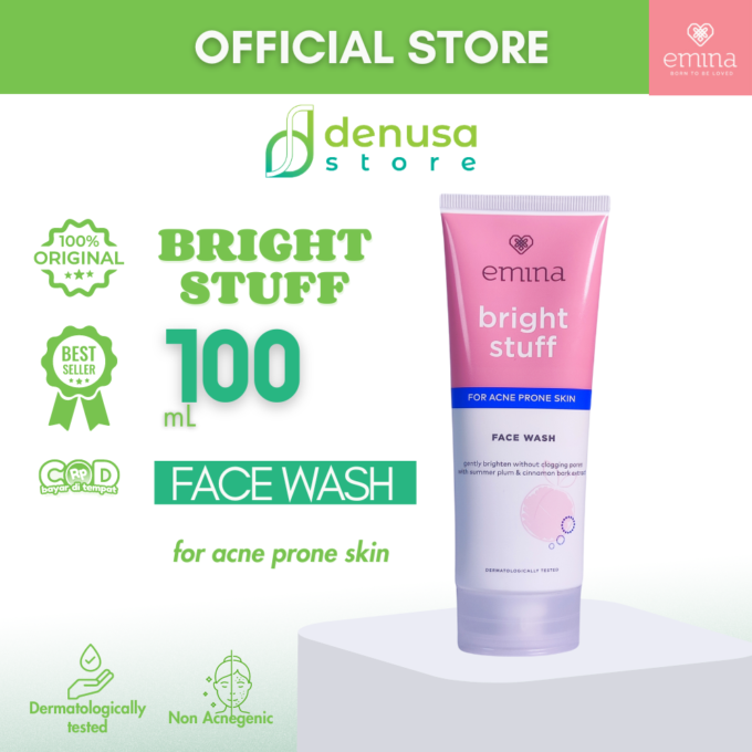 Emina Bright Stuff For Acne Prone Skin Face Wash 100ml