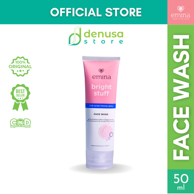 Emina Bright Stuff For Acne Prone Skin Face Wash 50ml