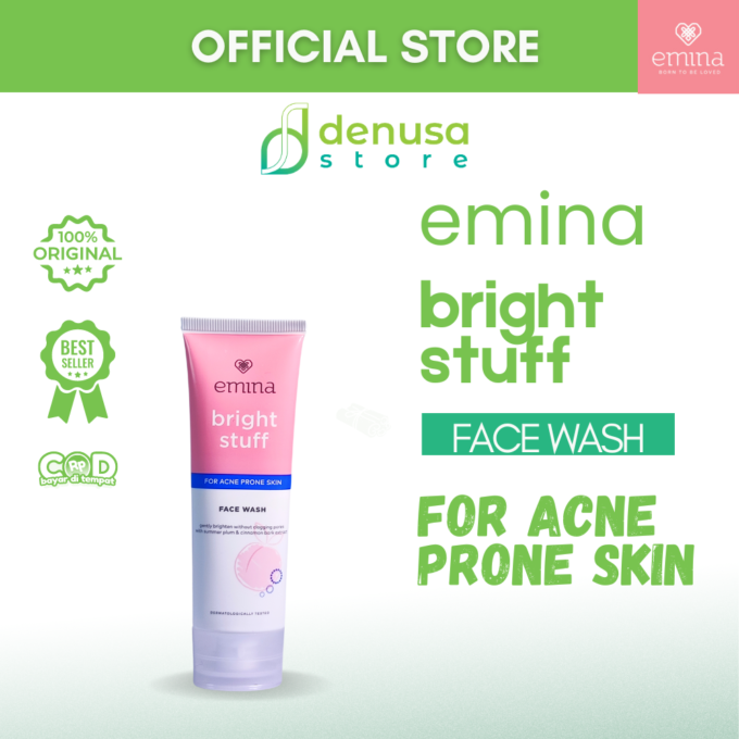 Emina Bright Stuff For Acne Prone Skin Face Wash 50ml