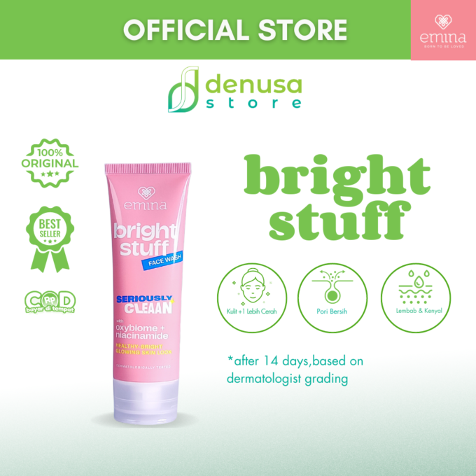 Emina Bright Stuff Face Wash Seriously Cleaan 50ml