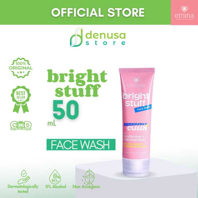 Emina Bright Stuff Face Wash Seriously Cleaan 50ml