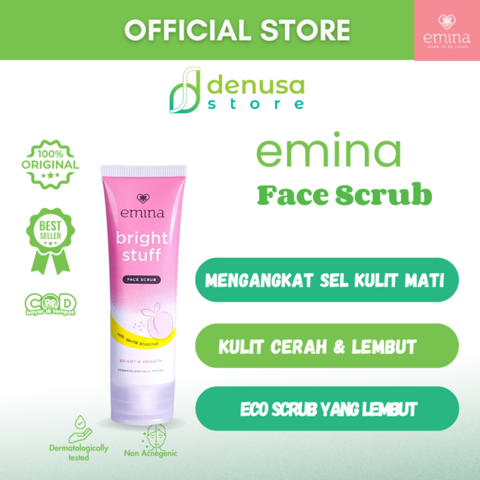 Emina Bright Stuff Face Scrub 50ml