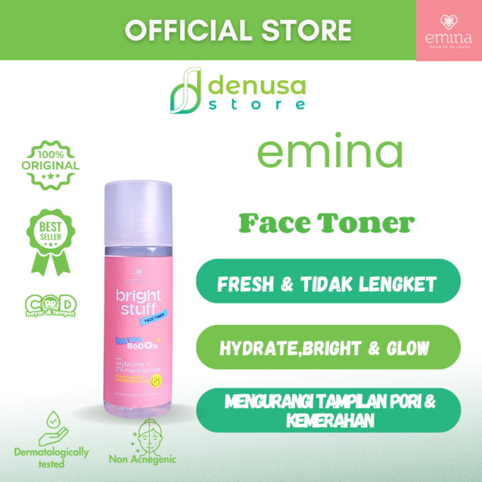 Emina Bright Stuff Face Toner Water Booom 100ml