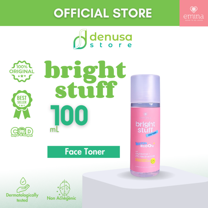 Emina Bright Stuff Face Toner Water Booom 100ml