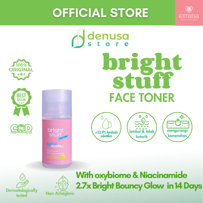 Emina Bright Stuff Face Toner Water Booom 50ml