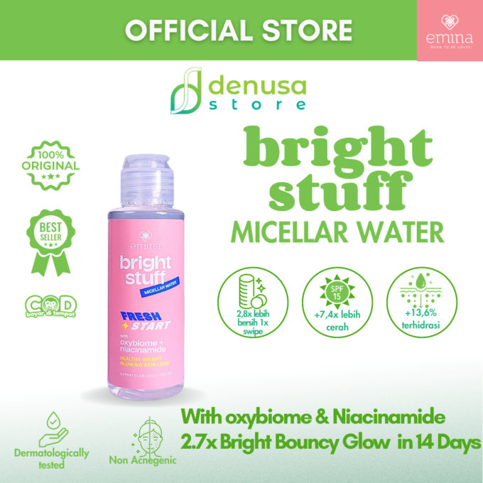 Emina Bright Stuff Micellar Water Fresh Start 100ml