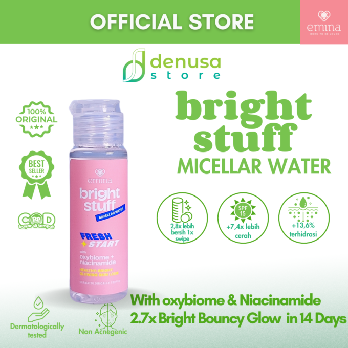 Emina Bright Stuff Micellar Water Fresh Start 50ml