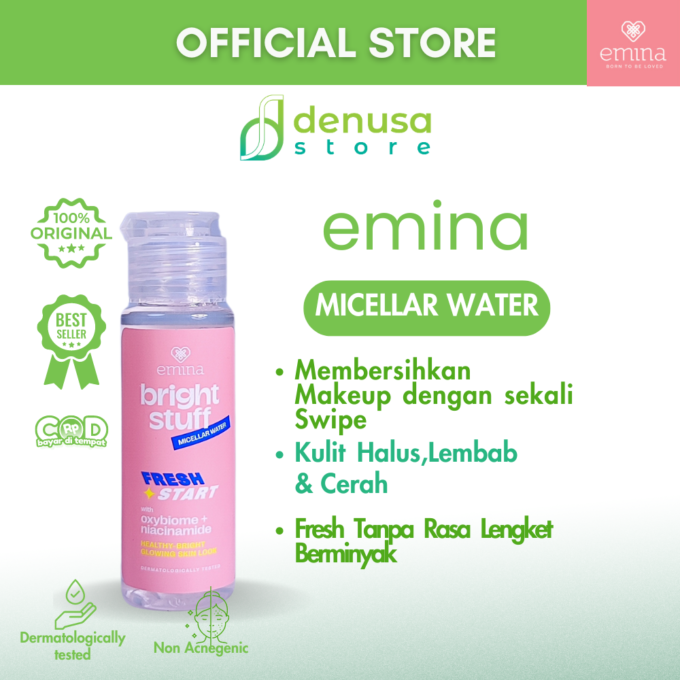 Emina Bright Stuff Micellar Water Fresh Start 50ml