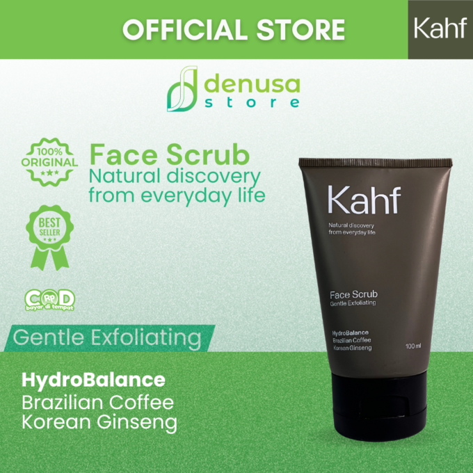 KAHF Face Scrub Gentle Exfoliating 100ml