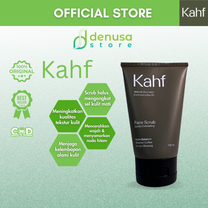 KAHF Face Scrub Gentle Exfoliating 100ml