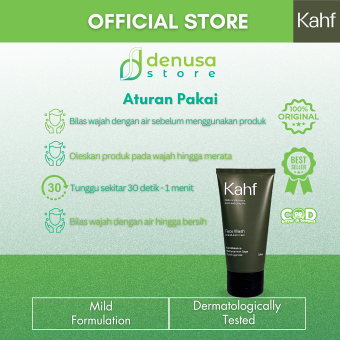 KAHF Face Wash Oil and Acne Care 50ml