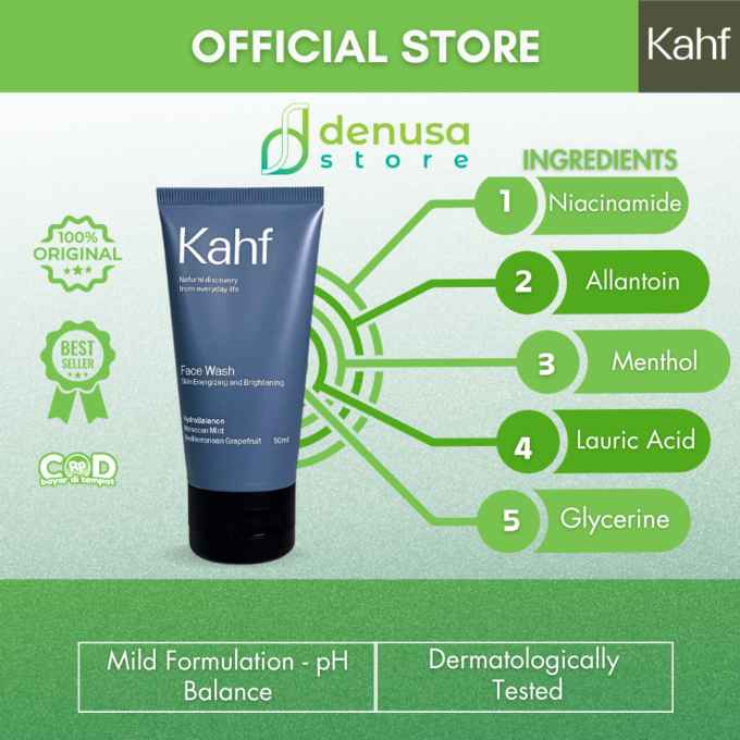 KAHF Face Wash Skin Energizing and Brightening 50ml