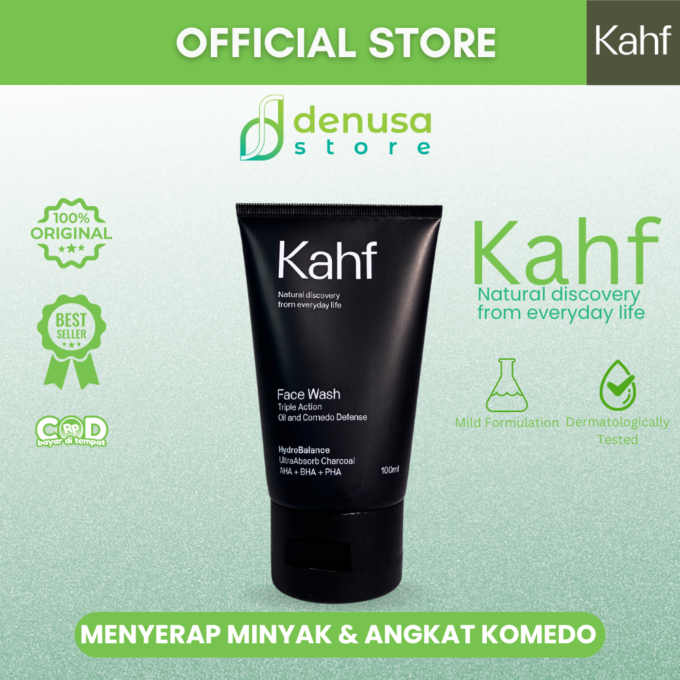 KAHF Face Wash Triple Action Oil and Comedo Defense 100ml