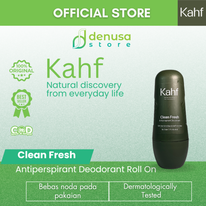 KAHF Clean Fresh Antiperspirant Deodorant Roll On 45ml