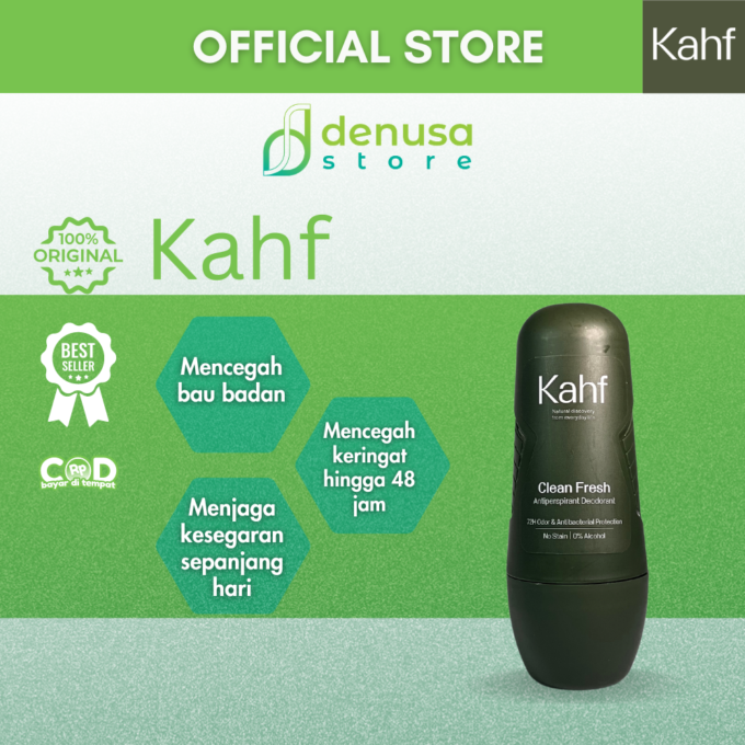 KAHF Clean Fresh Antiperspirant Deodorant Roll On 45ml