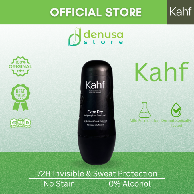 KAHF Extra Dry Antiperspirant Deodorant Roll On 45ml