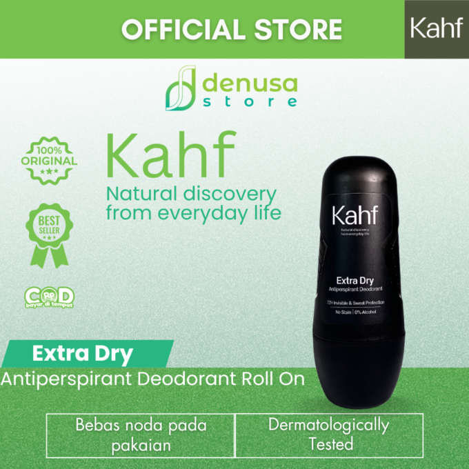 KAHF Extra Dry Antiperspirant Deodorant Roll On 45ml