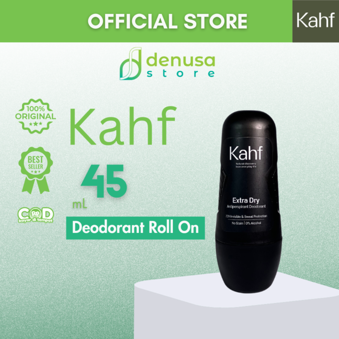 KAHF Extra Dry Antiperspirant Deodorant Roll On 45ml