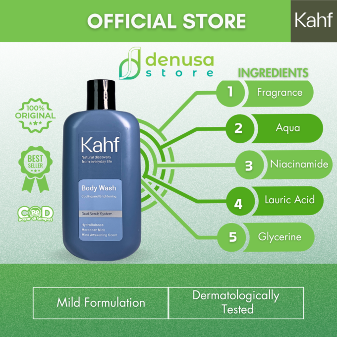 KAHF Body Wash Cooling and Brightening 200ml