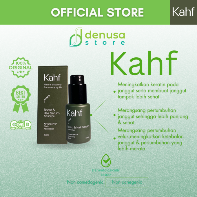 KAHF Beard and Hair Serum Advancing 30ml