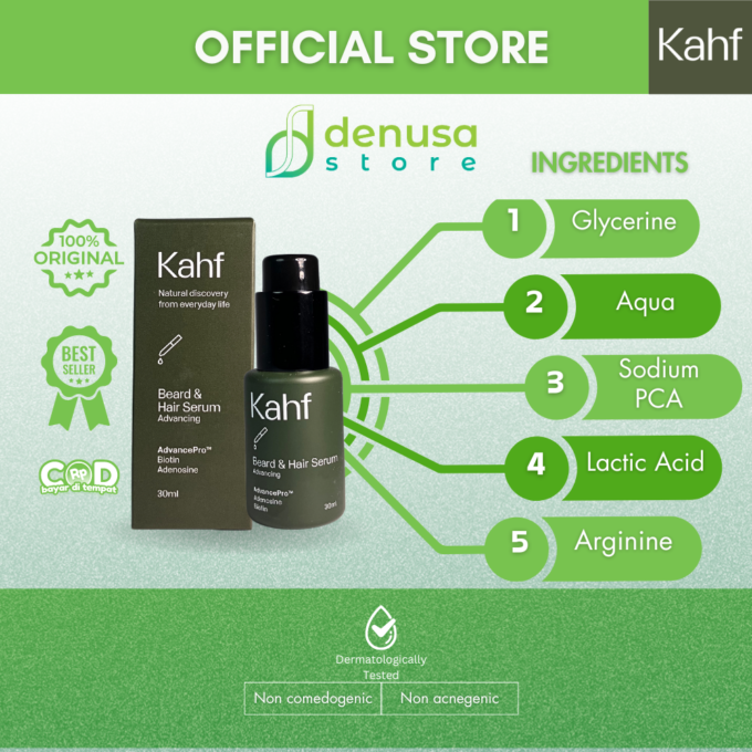 KAHF Beard and Hair Serum Advancing 30ml