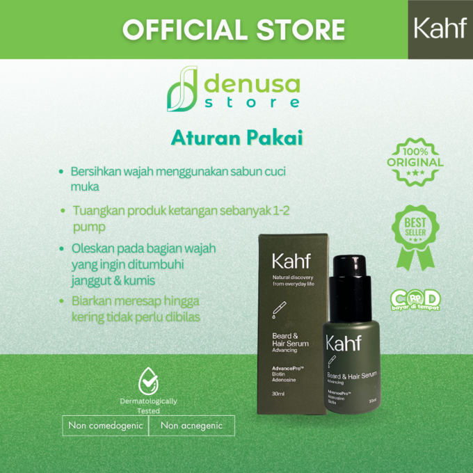 KAHF Beard and Hair Serum Advancing 30ml